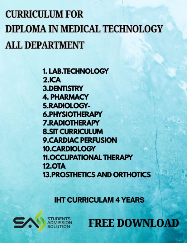 IHT Curriculam 4 years IHT Curriculam New